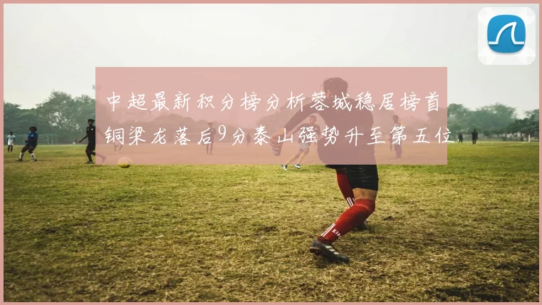 中超最新积分榜分析蓉城稳居榜首铜梁龙落后9分泰山强势升至第五位津门虎积分清零